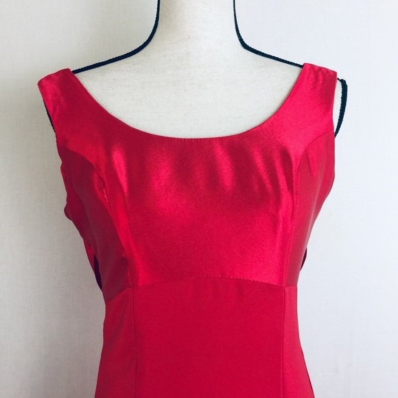 Do You Love Me? Red gown. Sz 10. - Picture 3 of 8